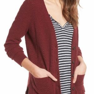 Red Madewell sweater.